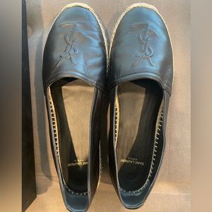 Ysl espadrilles shoes black with box and authenticity card